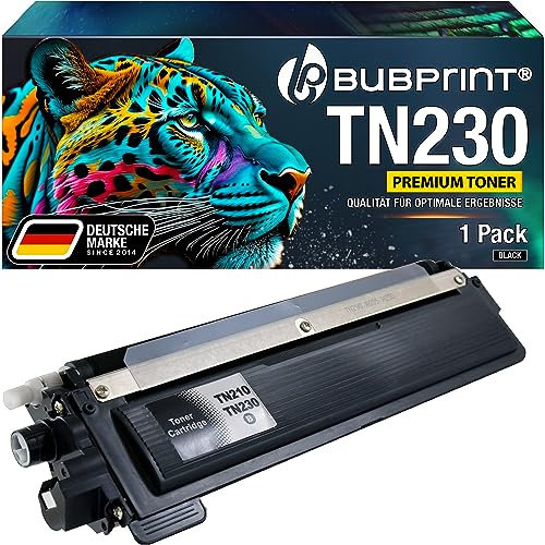 Bubprint Toner kompatibel als Ersatz für Brother TN-230BK TN-230 für DCP-9010CN HL-3040CN HL-3045CN HL-3070CN HL-3070CW HL-3075CW MFC-9120CN MFC-9125CN MFC-9320CW MFC-9325CW Schwarz
