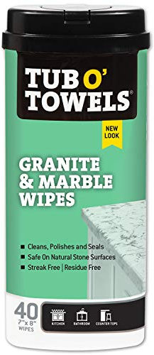 Federal Process Cleaner Tub O' towels 7-inch x 8-inch 40 kg Heavy Duty Granite and Marble Wipes