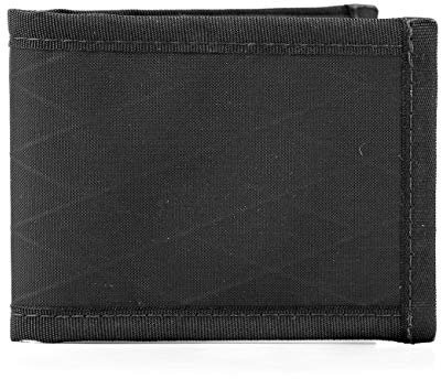 Flowfold Vanguard Limited Billfold Wallet Jet Black Slim Contemporary Minimalist