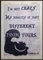 Parksmoonprints Cheshire Cat Crazy Quote Wandbild mit Wörterbuchmotiv
