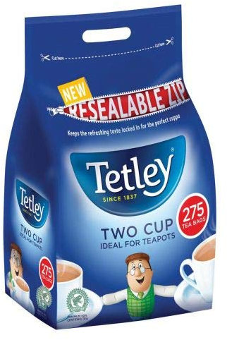 Tetley Two Cup Tea Bags (Pack of 275)