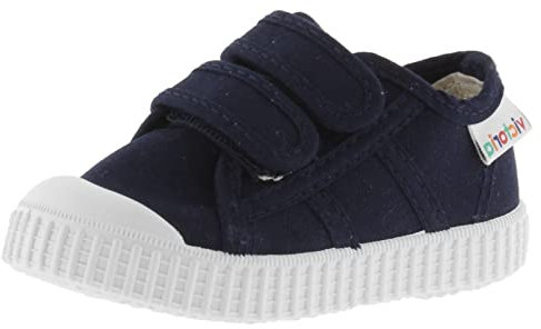 victoria Basket Unisex 1915 Lona & Tiras Adherentes & Refuerzo Puntera 136606 para Niños Marino 24