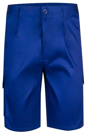 Velilla 344 - Bermudas multipoches (taille 58) couleur bleu azur