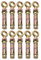 M10 Eye Bolt Shield Anchor - 10 Pack