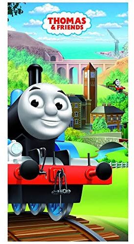 Jerry Fabrics Thomas and Friends 01, Baumwolle, Green, 70 x 140 cm, 24-Einheiten