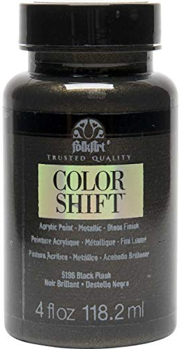 Plaid 5196 Folkart Colour Shift Acrylic Paint, Black, 4oz/118.2ml