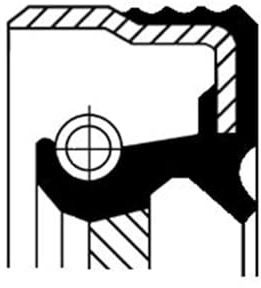 Corteco 49376368 Wellendichtring, Differential vorne links