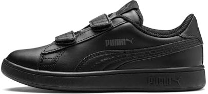 PUMA Smash v2 L V PS Sneaker, Black Black, 30 EU