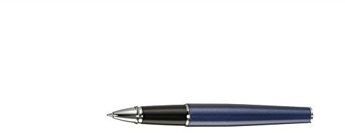 DIPLOMAT - Tintenroller Excellence A2 Midnight blue Chrom - Schick und elegant - Lange Lebensdauer - Dunkelblau - 5 Jahre Garantie