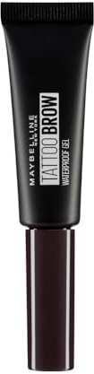 Maybelline Tattoo Brow Waterproof Gel, 08 Black