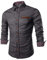 COOFANDY Herren Hemd Langarm Jeanshemd Herren Denim Shirt Langarmhemd Cowboy-Style Freizeit Hemd Männer Kent-Kragen Baumwollehemden Grau 2XL