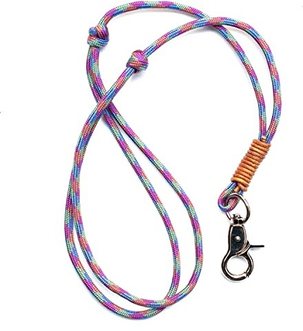KENSONS for dogs PFEIFENBAND | Lima | verstellbar | Umhängeband mit kleinem Karabiner für Hundepfeife oder Schlüssel | Schlüsselband | Keychain | Diverse Designs | handgefertigt
