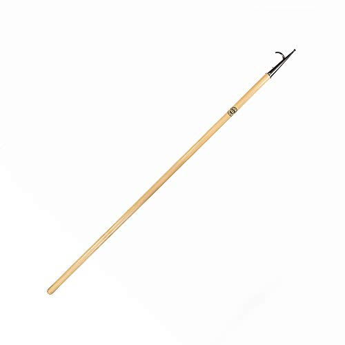John Paddle Bootshaken/Peekhaken/Schiffshaken aus Holz für Segelboote, Segeljachten, Booten TOP Qualität, traditionelle Form und Material - EU Eco Produkt - 180cm, 210cm, 240cm (180 cm)