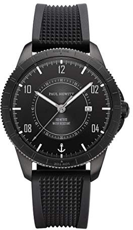 PAUL HEWITT Herren Analog Quarz Uhr mit Edelstahl Armband 202012