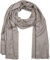 styleBREAKER weicher Stola Schal in Unifarben mit Fransen, Tuch, Unisex 01017070, Farbe:Grau