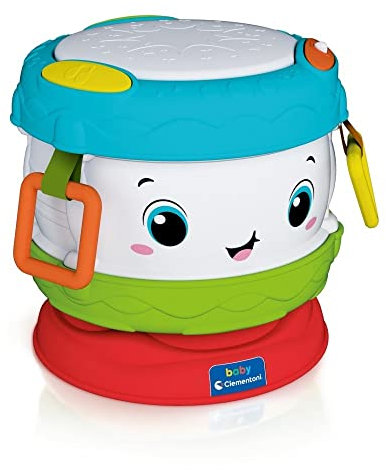 Clementoni 17409 Meine Aktivitätstrommel Baby-Spielzeug, Kleinkinder, Lernspielzeug ab 10 Monaten