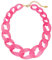 Bocar NK-10510-Phlox Pink - Collana girocollo con perline acriliche e catenina, idea regalo per donne (NK-10510-Phlox Pink)
