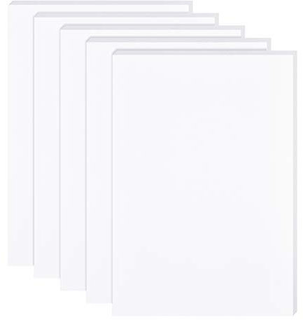 BENECREAT 8 láminas de espuma autoadhesiva de 30 x 21 cm, color blanco, antideslizante, de espuma EVA con parte trasera adhesiva para puertas de muebles, 4 mm de grosor
