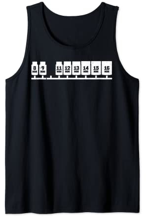 Missing 10mm Socket Funny Mechanic Tank Top