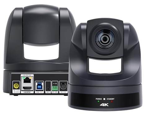 HCSTVCON HDMI PTZ Camera 20X Optical Zoom, Full HD 1080P USB HDMI Camera Live Streaming Video Conference Camera for Church Worship/Events Services/Education,Works with Zoom,Skype,OBS