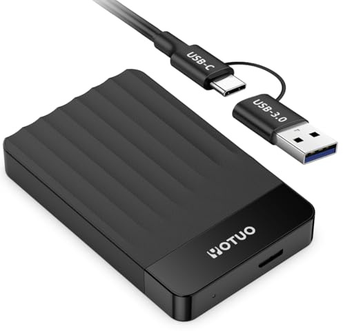 YOTUO 320GB External Hard Drive, Portable Storage Expansion HDD, USB 3.0 & USB-C for PC, Mac, Desktop, Laptop, Smartphone, PS4, Xbox One, Xbox 360, Office & Game