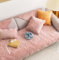 WYJHNLBEDC Sofa überwurfdecke, Sofaschutz Hund/Katze, Warmer Super Weicher Kurzer Plush Fleecedecke Sofa/Couch überzug/Sofabezug 1 2 3 Sitzer L Form U Ecksofa(70x150cm), Rosa
