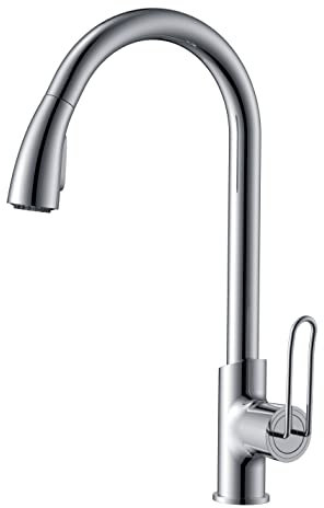 IMEX GCRH041 Belice Curved Grifo De Cocina Cromo