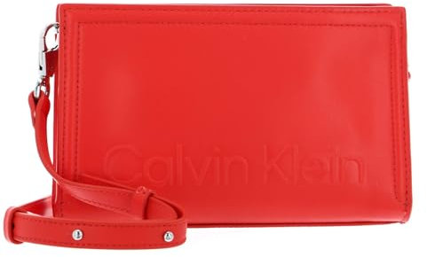 Calvin Klein Minimal Hardware Crossbody Bag Deep Orange