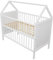 Need Sleep Hausbett Babybett 60x120 cm höhenverstellbar Weiß