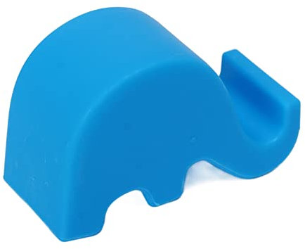 Cyrank Cell Phone Stand, Cute Elephant Shape Phone Holder Plastic Portable Mobile Phone Holder Desktop Phone Holder for Desk Home Office(#3)