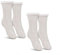 Bestlivings Haussocken Damen mit Teddyfutter - Hüttensocken mit Anti-Rutsch-Sohle - ABS Norweger Socken Zopfmuster - Kuschelsocken Einheitsgröße Stopper (Weiß (2 Paar))