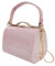 UShopUK Pochette a mano con manico superiore in pelle verniciata, per matrimoni, balli di fine anno, feste, serate, Carne Nuda, medium