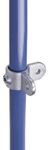 WITTKOWARE Rohrverbinder aus verzinktem Temperguss, für Rohr-Außendurchmesser 48,3mm (1½), Formteil: Winkel-Einsteckdrehgelenk, 90°