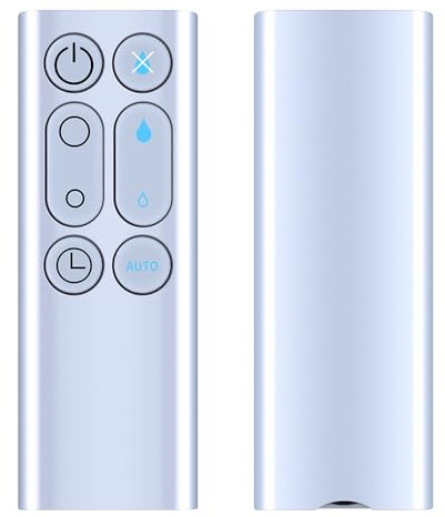 GOUYESHO Nuevo Mando a Distancia de Repuesto 303117-01 966569-06 para Dyson Fan AM10 (Plata)