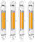 R7S LED 118mm Dimmbar 30W Glühbirne, Ersatz für 300W Halogenlamp, Warmweiß 3000K 3000LM, Kein Flackern, 360° Abstrahlwinkel Stab, Leuchtmittel, 4er Pack