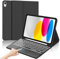 IVEOPPE Teclado iPad 10/11 Generación con Touchpad, Funda Teclado Trackpad Español Ñ Retroiluminado Desmontable Bluetooth para iPad 10 Gen 2022 10.9/11 Gen 2025 11, Negro
