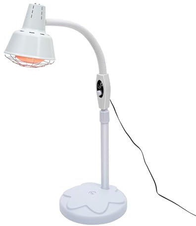 TouTToNG 360° Infrarotlampe, 275W IR Einkopf Wärmelampe mit Ständer, salon Heimgebrauch Rotlicht Infrarot Lampe Bratlampe für Muskelverspannung