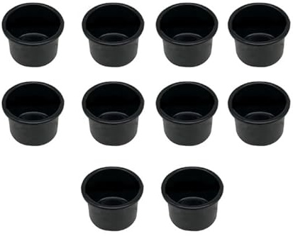 MUXSAM Kerzenhalter für Stabkerzen Silber Kerzeneinsatz Tafelkerzen Schwarz | Kerzenhalter für Stabkerzen Teelichter, für Baumkerzen, 27 * 19mm Innendurchmesser 22,2mm 10 Stück Metall Klein