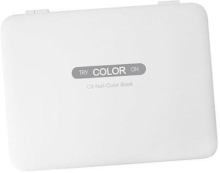 Healvian Nail Colour Display Book,Gel Polish Nail Display Book,Nail Art Nail Color Sample Book,Nail Display Book Color Chart,Salon Nail Color Display Card