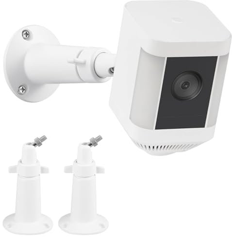 Adjustment Wall Mount Compatible with Ring Spotlight Cam Battery and Ring Spotlight Cam Plus/Pro (Battery), 360° Adjustable Bracket for Ring Surveillance Camera System/Ring solor Panel