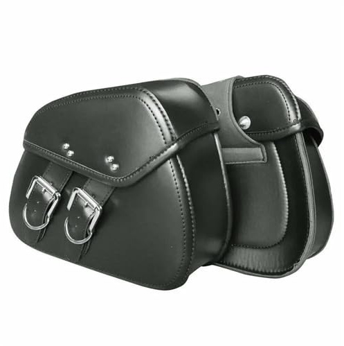 LYBH Aufbewahrungspaket Motorrad-Satteltasche Aus PU-Leder, wasserdichte Werkzeugtasche Für Suzuki Intruder Volusia VS VL LC 700 750 800 1400 1500 Seitentasche