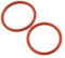 Vuzmode 4 Stück Seitenbürste O-Ring Antriebsriemen, for Neato, for Botvac D75 D80 D85 D3 D6 D5 D7 Staubsauger Ersatzzubehör Gummiriemen für Staubsauger
