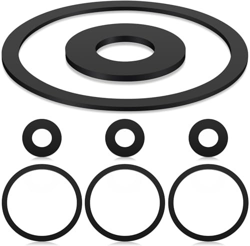 Sinmoe 4 Dichtungssätze für Handpumpe Typ 75, Schwengelpumpe Ersatzteile, O-Ringe Dichtung für Gartenpumpen, Handpumpen, Brunnenpumpen und Wasserpumpen(10 cm und 4,9 cm)