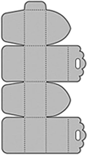 Metall-Stanzschablone für Süßigkeiten, Geschenkbox, Prägeschablone, Stanzschablone für Bastelarbeiten, Scrapbooking, Papierkarten, Kunst, Handwerk, Stanzformen, Dekoration