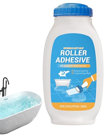 Rivestimento anti-skid – vernice trasparente anti-scivolo, soluzione per il bagno impermeabile | strato protettivo trasparente, formula di asciugatura rapida, superficie di trazione durevole, doccia