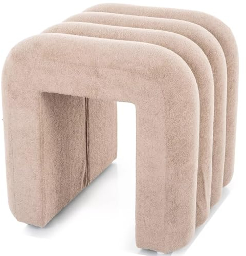 SIGNAL MEBLE TICA, Pouf, 38x40x40 cm, bis 120 kg Belastbar, Weich Gepolstert, Modern, Stoff