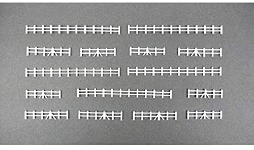 Kestrel GMKD13W White Farm Rail Fencing 86mm