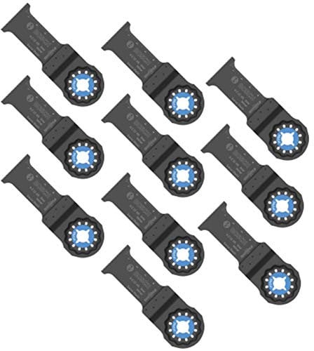 Bosch Professional 10x Bi-Metall Sägeblatt AIZ 32 AB (für ungehärtetes Metall, Breite 32 mm, Zubehör Multifunktionswerkzeug)