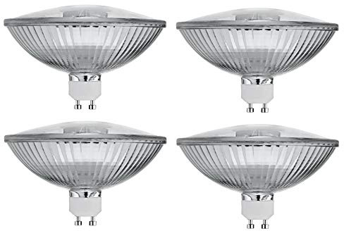 Bluex Bulbs 4 Pack 75R111/GU10/FL - 75 Watt Halogen R111 Reflector 120V- GU10 Base (Twist & Lock) Glass Cover - 75W Flood Light Bulb Halogen Bulb - Landscape Lighting