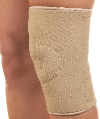 Star Direct - Ginocchiera Magnetica con 20 Magneti, Tutore Ginocchio Elastico in Airprene Traspirante, Fascia Compressiva Supporto Unisex Uomo Donna - Taglia M (34-38 cm)